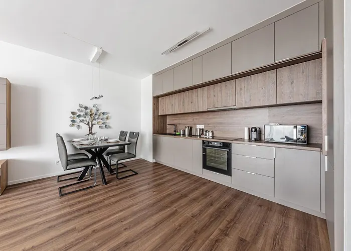 Zenit Sunrise Oasis -garage, Balcony & Smart Tv